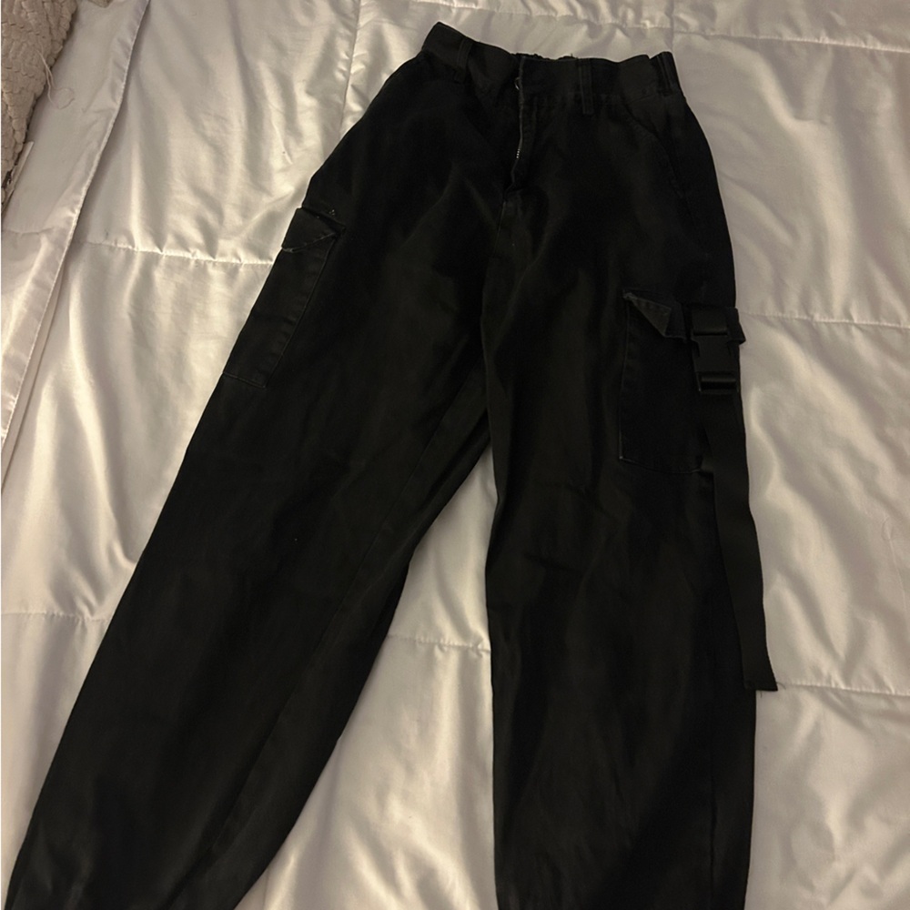 Black jogger cargos
